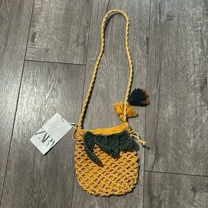 New with tags Zara  kids pineapplele purse